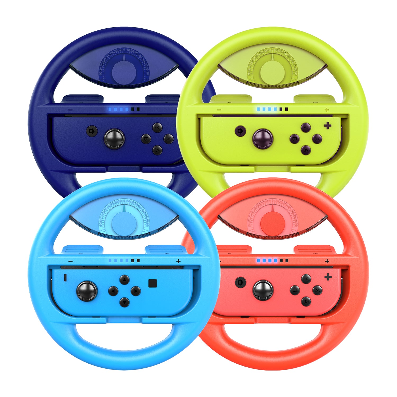 Basics Lenkrad für Nintendo Switch Blau und Rot Konsole Zubehör